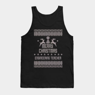 Merry Christmas ENGINEERING TEACHER Tank Top